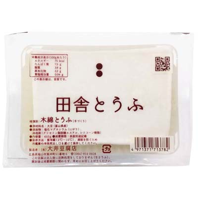 大井　田舎とうふ