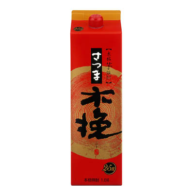 雲海 さつま木挽25度パック1.8L