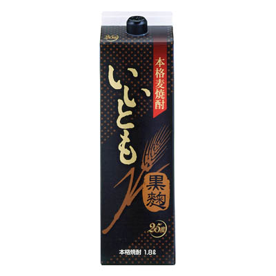 雲海 いいとも黒麹25度パック1.8L
