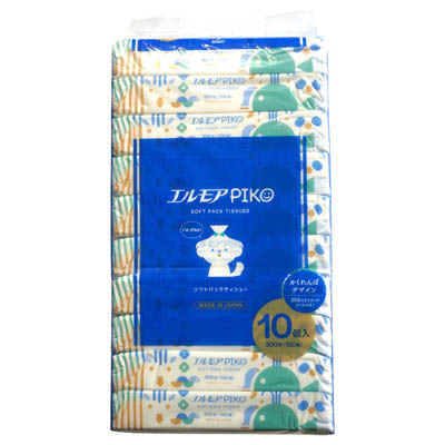 エルモア　ピコ　ソフトパックティシュー　150組×10個入