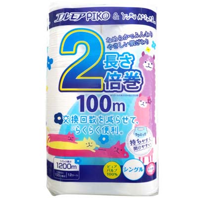 エルモア ピコ2倍巻 シングル 100m×12ロール