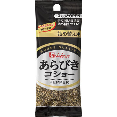 ハウスあらびきコショー袋１２ｇ