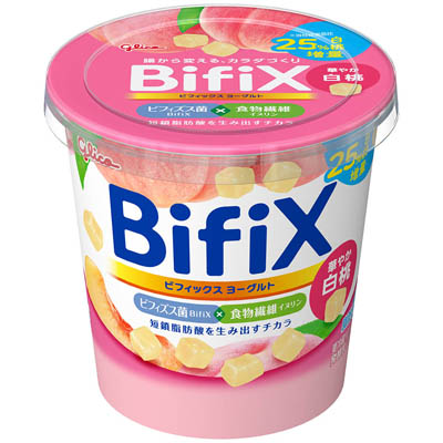 グリコ　BifiXヨーグルト　華やか白桃