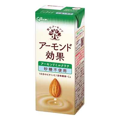 江崎グリコ アーモンド効果 アーモンドミルクラテ 砂糖不使用 200ml