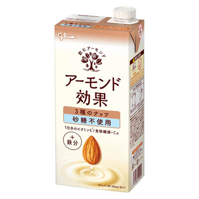 グリコ アーモンド効果 3種のナッツ 砂糖不使用 1000ml