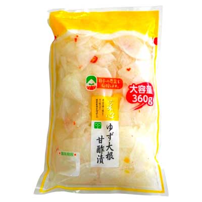 緑健　ゆず大根甘酢漬　360g