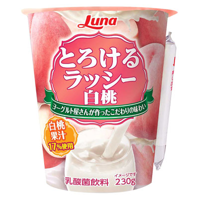 日本ルナ　とろけるラッシー　白桃　230g