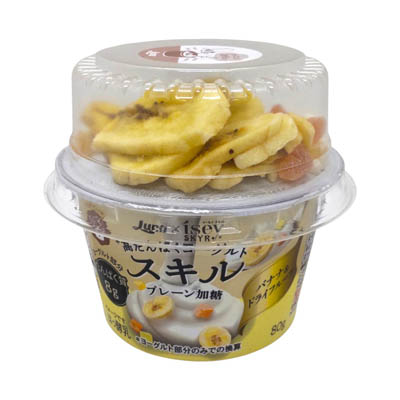 日本ルナ　スキルTOPCUPバナナ＆ドライフルーツ　100ｇ