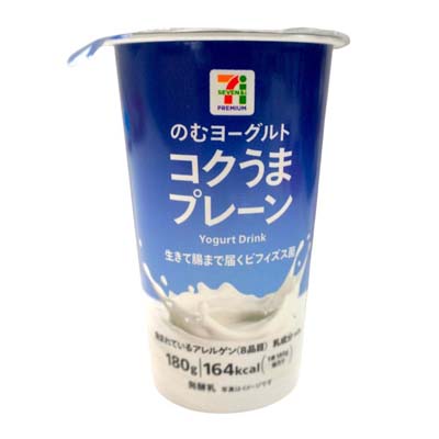 セブンプレミアム　のむヨーグルトコクうまプレーン　180g