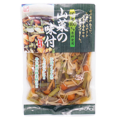 国産100%山菜の味付 約80g