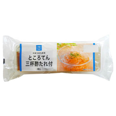 ゆめイチ　ところてん　三杯酢たれ付　130ｇ×3個入