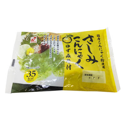 関越物産　さしみこんにゃく　ゆずみそ付