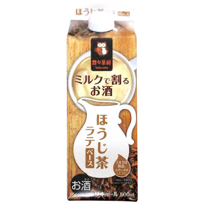 ミルクで割るお酒　ほうじ茶ラテ　500ｍｌ