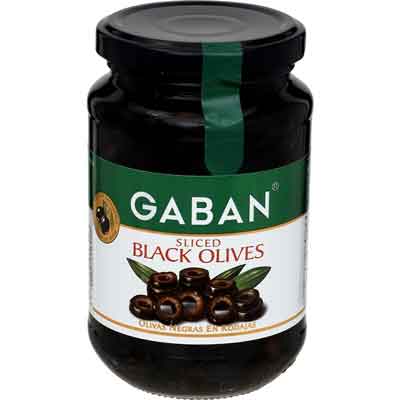 ギャバン　ブラックオリーブ（スライス）　160ｇ