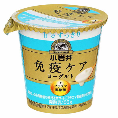 小岩井　免疫ケアヨーグルト　甘さすっきり　１００ｇ