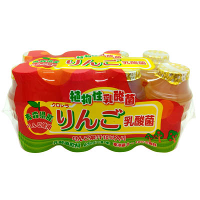 らくのうマザーズ クロレラ りんご乳酸菌 65ml×8本