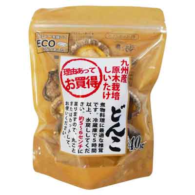 兼貞物産　九州産原木栽培しいたけ　どんこ（理由あり）　40ｇ