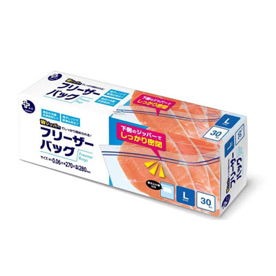 オルディＷジッパーフリーザーバッグＬ３０枚入