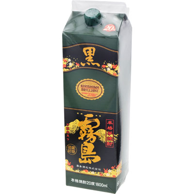 霧島 黒霧島パック20度1.8L