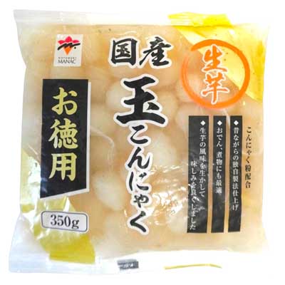 寿マナック　国産生芋玉こんにゃく　350g