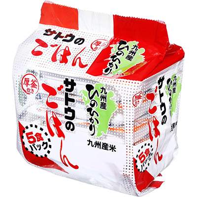 サトウ食品 サトウのごはん 九州産ひのひかり200g×5個