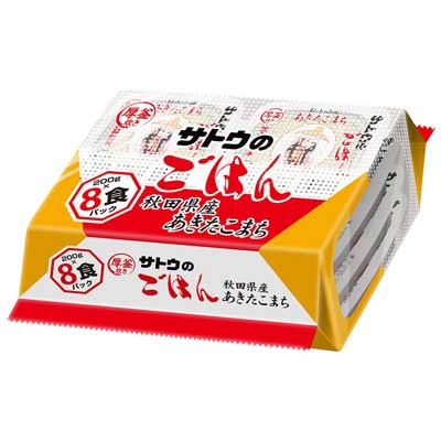 サトウのごはん 秋田県産あきたこまち 200g×8食パック