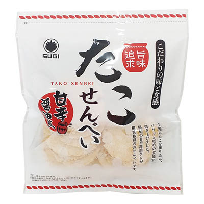 スギ製菓 たこせんべい 甘辛醤油味 100g