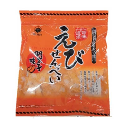 スギ製菓 えびせんべい 明太子味 100g