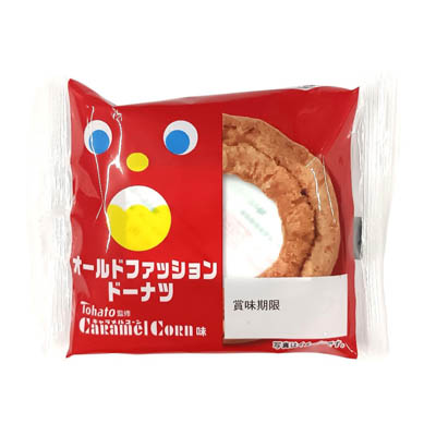 ヤマザキ　オールドファッションドーナツ　キャラメルコーン味　1個