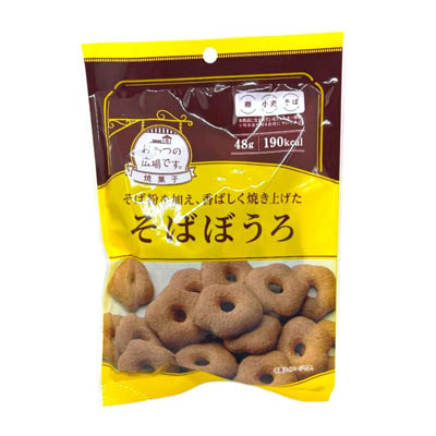 おやつの広場です。そばぼうろ　４８ｇ