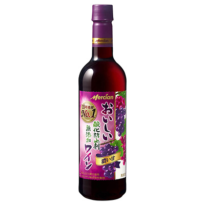 メルシャン おいしい酸化防止剤無添加赤ワイン ジューシー ペット 720ml