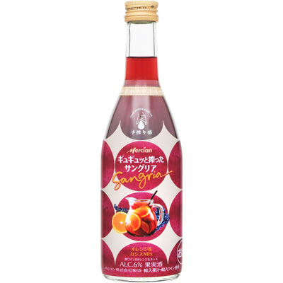 メルシャン ギュギュッと搾ったサングリア オレンジ&カシスMix 400ml