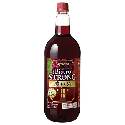 メルシャン　ビストロ　ストロング　濃いめ赤　ペットボトル　１５００ｍｌ