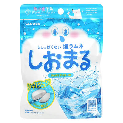 サラヤ　しおまる　ひんやりサイダー味　30ｇ