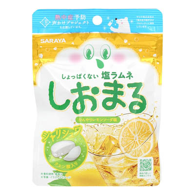 サラヤ　しおまる　ひんやりレモンソーダ味　30ｇ