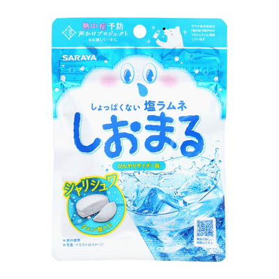 サラヤ　しおまる　ひんやりサイダー味　30ｇ