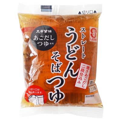 白雪食品　久原醤油あごだしつゆ使用ストレートうどんそばつゆ　1人前
