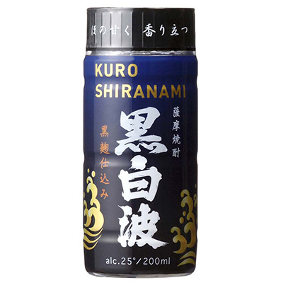 薩摩酒造 黒白波 カップ25度 200ml