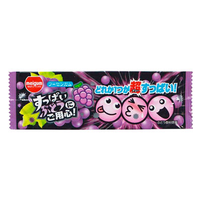 明治ガムすっぱいぶどうにご用心3個
