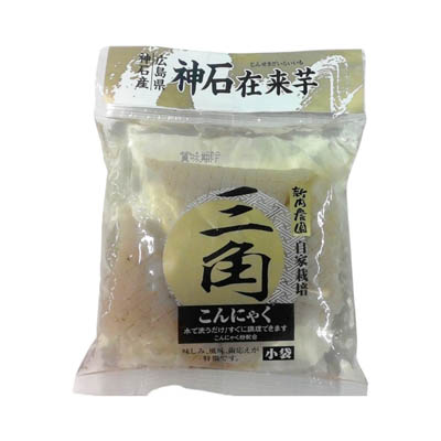 新内　神石在来芋　三角こんにゃく小袋　120ｇ