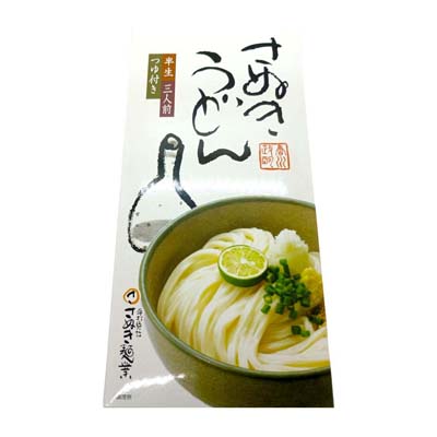さぬき麺業　半生うどん　３人前つゆ付 335g