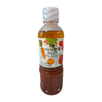 チョーコー 4種のすりおろし野菜とりんごのドレッシング 400ml