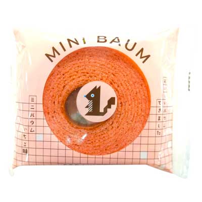 多田製菓　ミニバウム　イチゴ　1個