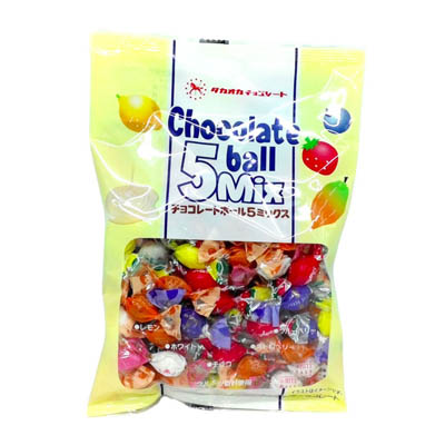 高岡食品　チョコレートボール5ミックス　120ｇ