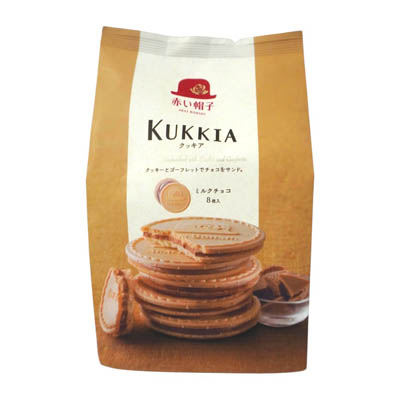 赤い帽子　クッキア　ミルクチョコ　8枚入