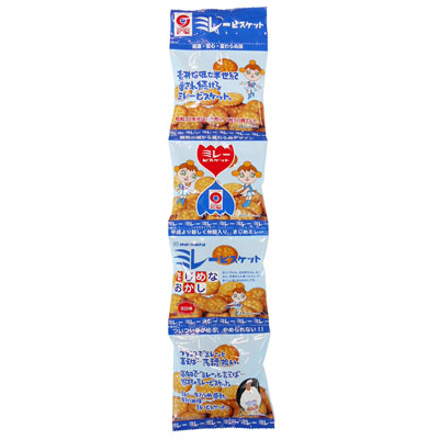 野村煎豆4連ミレービスケット塩120g