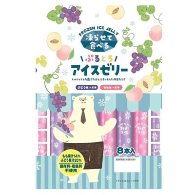 ぷるとろアイスゼリー 8本入