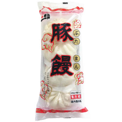 農水フーズ　豚饅 4個入