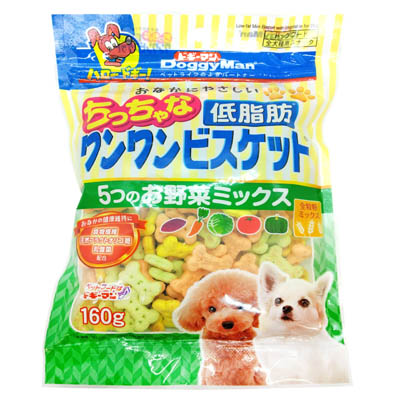 ドギーマン 低脂肪ワンワンビスケット 160g