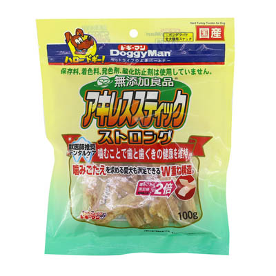 ドギーマン 無添加良品 アキレススティック ストロング 100g
